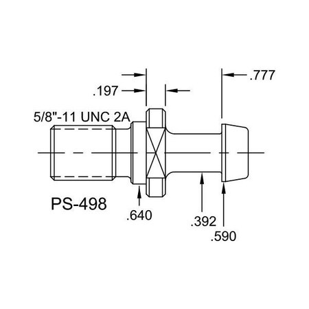 Tj Davies Co Solid Retention Knob PS-498